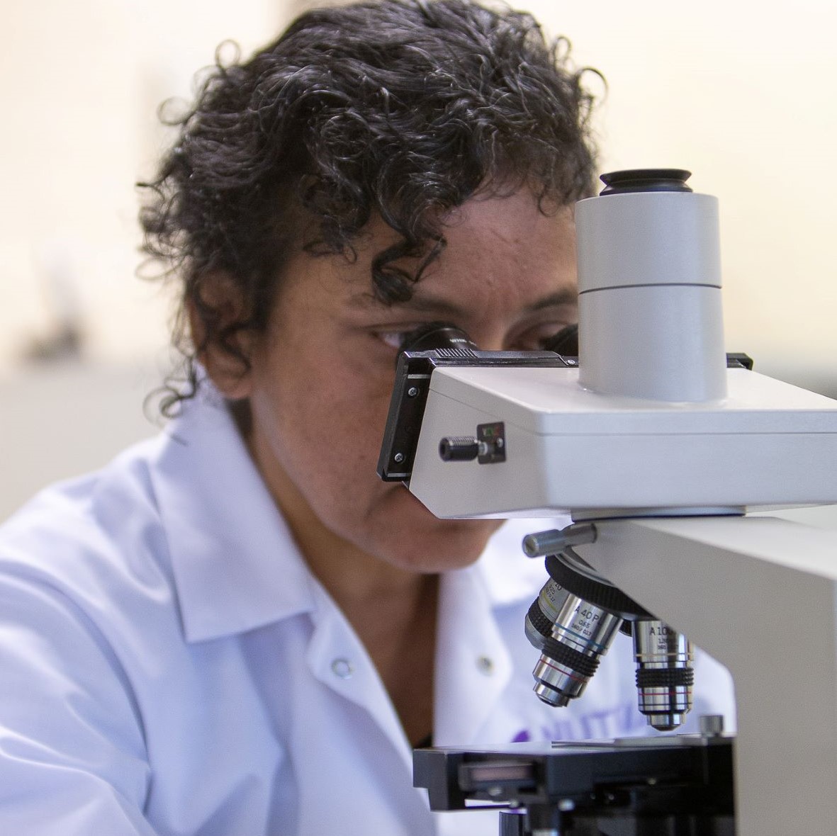Scientist at lab at Zoetermeer Supply Point