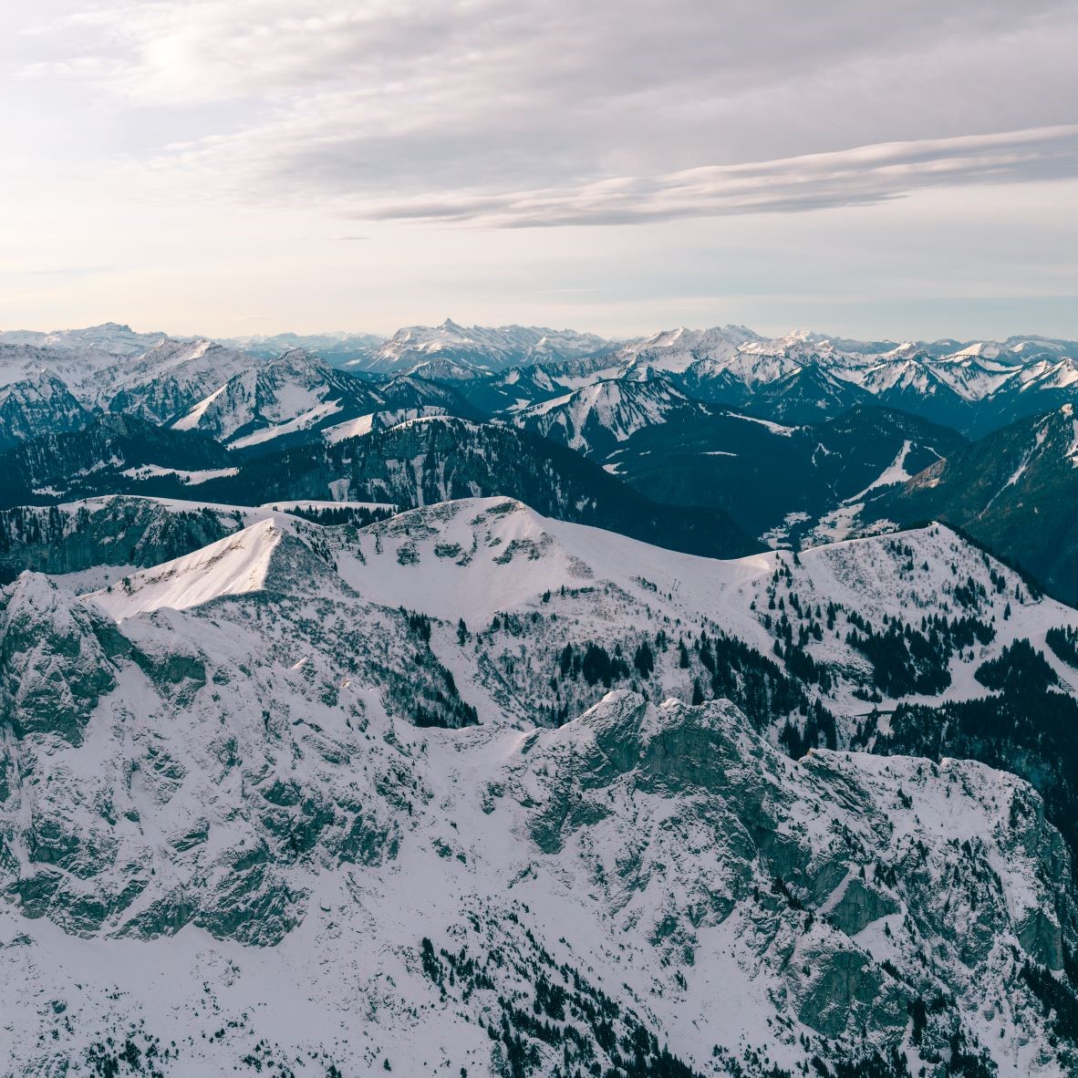 evian source mountains
