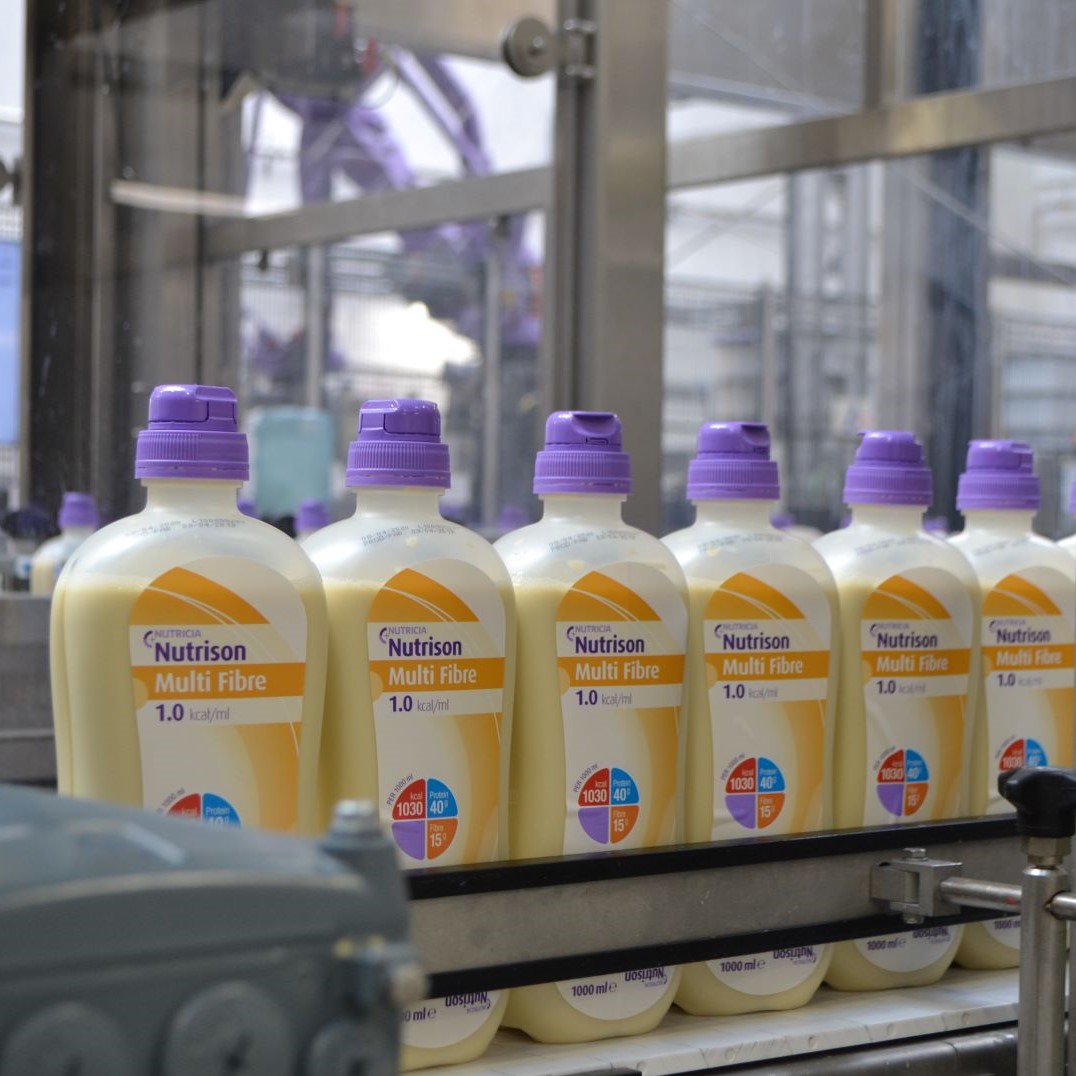 Nutrison on factory line at Zoetermeer Supply Point